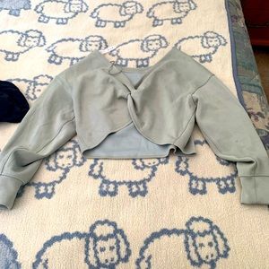 Lulu lemon sage green reversible pullover